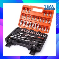 53pcs Ratchet Box Socket Set Box Set Spanner Set Wrench [T&W Hardware]