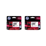 HP 680 Black Ink / Tri-Color Original Ink Catridge 680 Black / Color