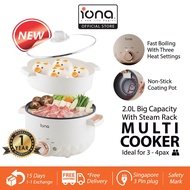 IONA 2.0L Electric Cooker with Steamer | Coating Multi Cooker Mini Hotpot 电煮锅 - GLMC118