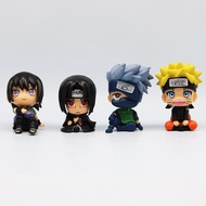 [Ready Stock] Naruto Figure Q Version Anime Two-Dimensional Kakashi Sasuke Itachi Naruto Car Model D