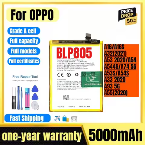 BLP805 for OPPO A16/A16S/A32(2021)/A53 2020/A54/A544G/A74 5G/A53S/A54S/A33 2020/A93 5G/A55(2020) Rep