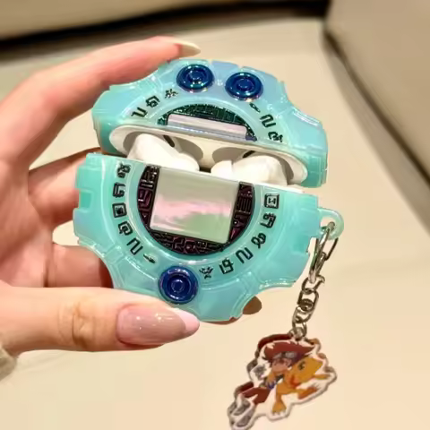Spot Cartoon Digimon Night Light Tyrannosaurus Machine Airpods4 Protective Cover Airpod3 Earphone Ca
