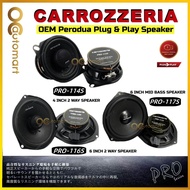 Carrozzeria OEM Plug & Play Car Speaker 4 Inch 6 Inch Coaxial Mid Bass For Perodua Myvi Viva Bezza A