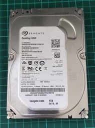 希捷桌上型電腦 3.5 吋硬碟  1TB (跟HDD 盒) (Seagate desktop 3.5-inch hard drive 1 TB, with HDD box)