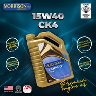 MORRISON DIESEL 15W-40 SEMI SYNTHETIC PERFORMANCE CK-4 NANO TECHNOLOGY 5L ENGINE OIL
