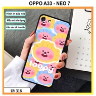 Phone Case - Strawberry Bear Printed Case for OPPO A33 - NEO 7