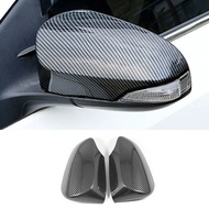 For TOYOTA COROLLA ALTIS 2014-2018 carbon fiber pattern car side mirror cover,ALTIS rearview mirror 