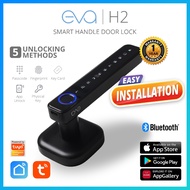 [NEW MODEL] Eva H2 Bluetooth Smart Handle Door Lock Cylindrical Type works with Tuya Smart and Smart