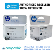 HP Printhead ( X4E75AA Black  / M0H50AA  Tri - Color  ) For  HP smart Tank and HP Ink Tank 519 516 5