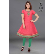 TRENDING SHORT SLEEVE JEEL KURTI