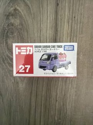 Tomica 27 Subaru Sambar 蛋糕車