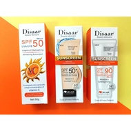 DISAAR/SUNSCREEN/DISAAR SPF 50 VITAMIN C/SUNSCREEN FOUNDATION SPF 50/SPF 90