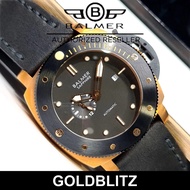 Balmer 7994G-BRG-4 Black Leather Band Stainless Steel Watch