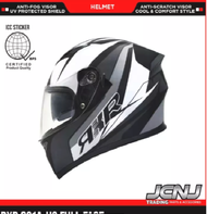 Helmet RXR 691A-H2 Full Face With ICC Dual Visor Clear Lens Premium Design