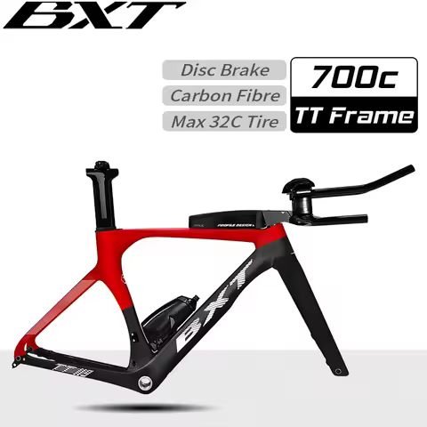 BXT Full Carbon TT Bike Frame Disc Carbon Frame Racing Cycling Triathlon Time Trial Carbon Fiber Bic