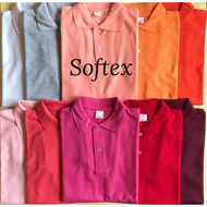 SOFTEX Unisex Plain Polo Shirt (Honeycomb Collared Shirt) pink peach muroise magenta red maroon