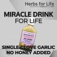 Single Clove Garlic Red Ginger Lemon Apple Cider Vinegar No Honey Added