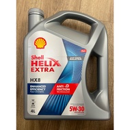 Shell Helix EXTRA HX8 5W30 5W-30 Fully Synthetic 4L ( ORIGINAL ) ** ONLY IN SARAWAK **