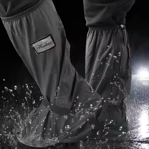 Motorcycle Shoe Covers Moto Protection Waterproof Footwear Boots Rain Snow Non-Slip Scooter Dirt Pit