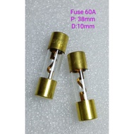 FUSE FUSE GLASS FUSE BOTTLE TUBE 40 60A AMPERE CAR AUDIO FUSE