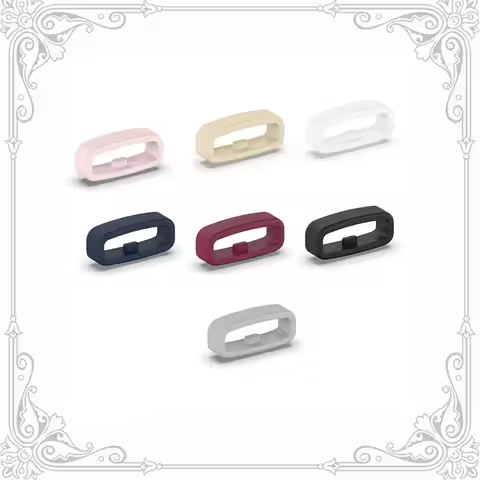 Smartwatch Strap Retainer Replacement Silicone Fastener Ring 18mm / 20mm / 22mm Wristband Keeper Hol