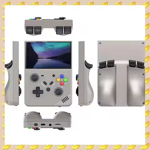 R43 PRO Handheld Game Console 64G 4.3 Inch 3D Home 4K HD M18 Retro Game Console Linux Sys For PSP PS