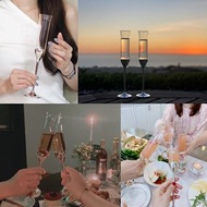 Wedgwood×Vera Wang愛之結繩香檳對杯🥂