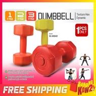 1PC 1KG / 1.5KG / 2KG / 2.5KG / 3KG Fitness Neoprene Dumbbell Hexagon Gym Exercise Home Weight Rando
