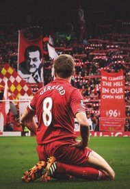 โปสเตอร์ Steven Gerrard สตีเวน เจอร์ราร์ด Liverpool ลิเวอร์พูล The Kop เดอะค็อป YNWA Poster ฟุตบอล ตกแต่งผนังบ้าน แต่งร้าน บาร์ ออฟฟิศ คาเฟ่ ร้านคนไทย 77poster