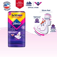 [East Malaysia] Libresse Wider Back Night Wings 32cm (3x10s)