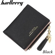 Baellerry กระเป๋าสตางค์ผู้หญิงมีซิปกระเป๋าสตางค์แฟชั่นสตรีมีที่ใส่บัตรกระเป๋าหนัง PU คุณภาพสูงกระเป๋าถือขนาดเล็กแบบใหม่ปี2022