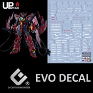 EVO MG-145 Fluorescent Water Slide Decals For MG 1/100 EPYON EW Sturm Und Drang DIY Upgrade Accessor