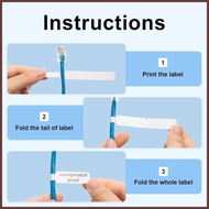NIIMBOT D101 Wire Label Sticker Network Cable Printer Tape Waterproof DIY Label for D101 Printe