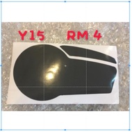 Tinted meter STICKER METER Y 15 Y15 V1 V2 Tinted Gelap HITAM