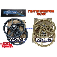 CARDINAL SPORTRIM Y15 Y16 RIM SET DEPAN BELAKANG 5 KAKI 5BATANG RIM #Y15#Y16#