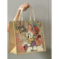 Beg tangan besar christy ng bucket Canvas Bag Female Handbag 2025 New Style Cartoon Large Capacity L