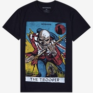 ✨Iron Maiden เสื้อยืดลายกระโหลกผู้ชาย The Trooper Tarot S-5XL