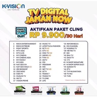 Termurah!!! K vision Paket Cling 1 Tahun MNC