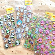 Cute diary planner 3D cartoon resin animal panda stickers for children's decoration