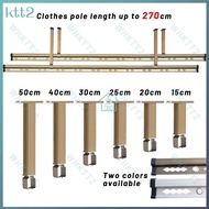 Clothes rack balcony stainless steel clothes rack hanger clothes rack clothes rod indoor ceiling mou