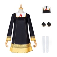 Anime ANYA forger Trang Phục Cosplay cho người lớn Kid ANYA ăn mặc phù hợp với váy dài tay đen đồng