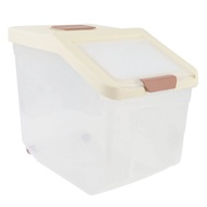 20kg 25kg Bekas Penyimpanan Beras Kapasiti Besar Kedap Udara Kalis Lembap Tepung Bijirin Tong Penyim