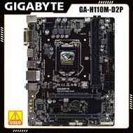 GIGABYTE GA-H110M-D2P Motherboard LGA1151 Socket DDR4 32GB VGA MicroATX Support 6 And 7th Generation CPU Inter H110 Motherboard