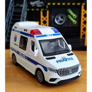 Ambulance Police Car Toy With Sound And Lights There Is A Yard. Open The End Side Door Slide Shipped