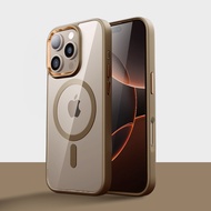Sanptoch เคสโทรศัพท์ Magsafeหรูหราสำหรับ iPhone 17 / 16 / 15 / 14 / 13 / 12 Pro Max ด้านหลังใสติดเพช
