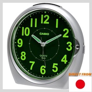 CASIO Alarm Clock Analog Silver with Snooze Light TQ-481-8JF