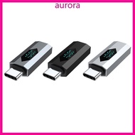 Auro OTG Adapters PD100W Digital Display USB Type C Male to Type C Female OTG Adapters Fast Charging