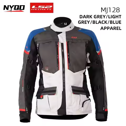 CE Certified Original LS2 MJ128 NORWAY Motorcycle Riding Suit Men Motorcycle Waterproof Jacket mj128