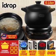idropmy [ 5L ] Multifunction Electric Ceramic Health Pot / Periuk Seramik Pelbagai Guna / 5L 养生煲(煎药壶