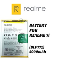 แบตเตอรี่ แท้ BATTERY FOR REALME 7i (BLP771) 5000mAh รับประกัน 6 เดือน ร้านค้า ส่งจากไทย.